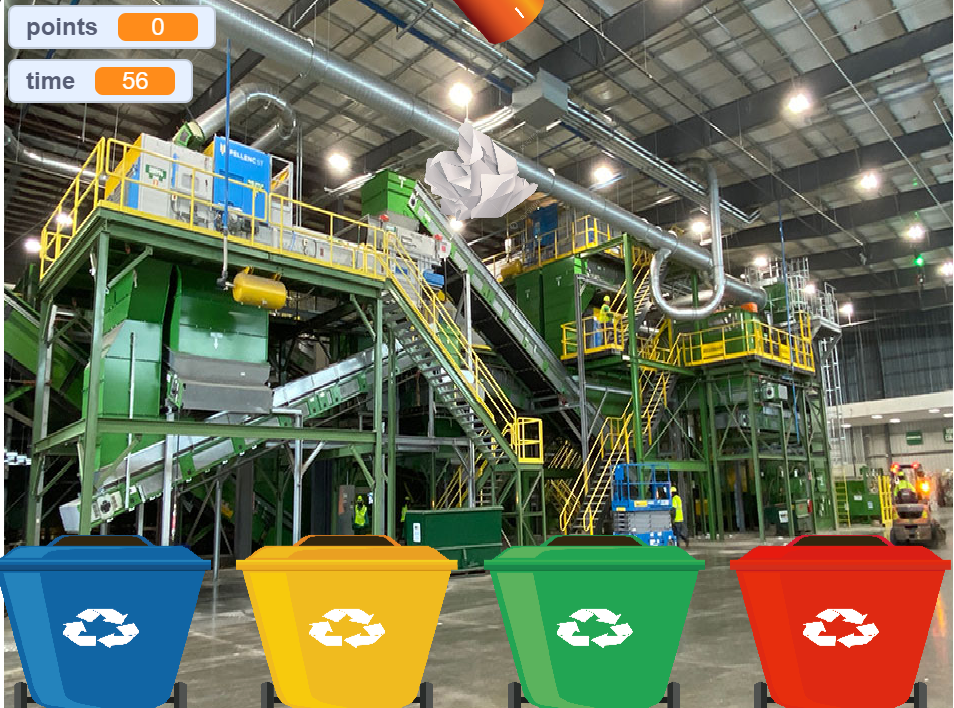 Recycling game designed by Ufuk Can & Rüzgar